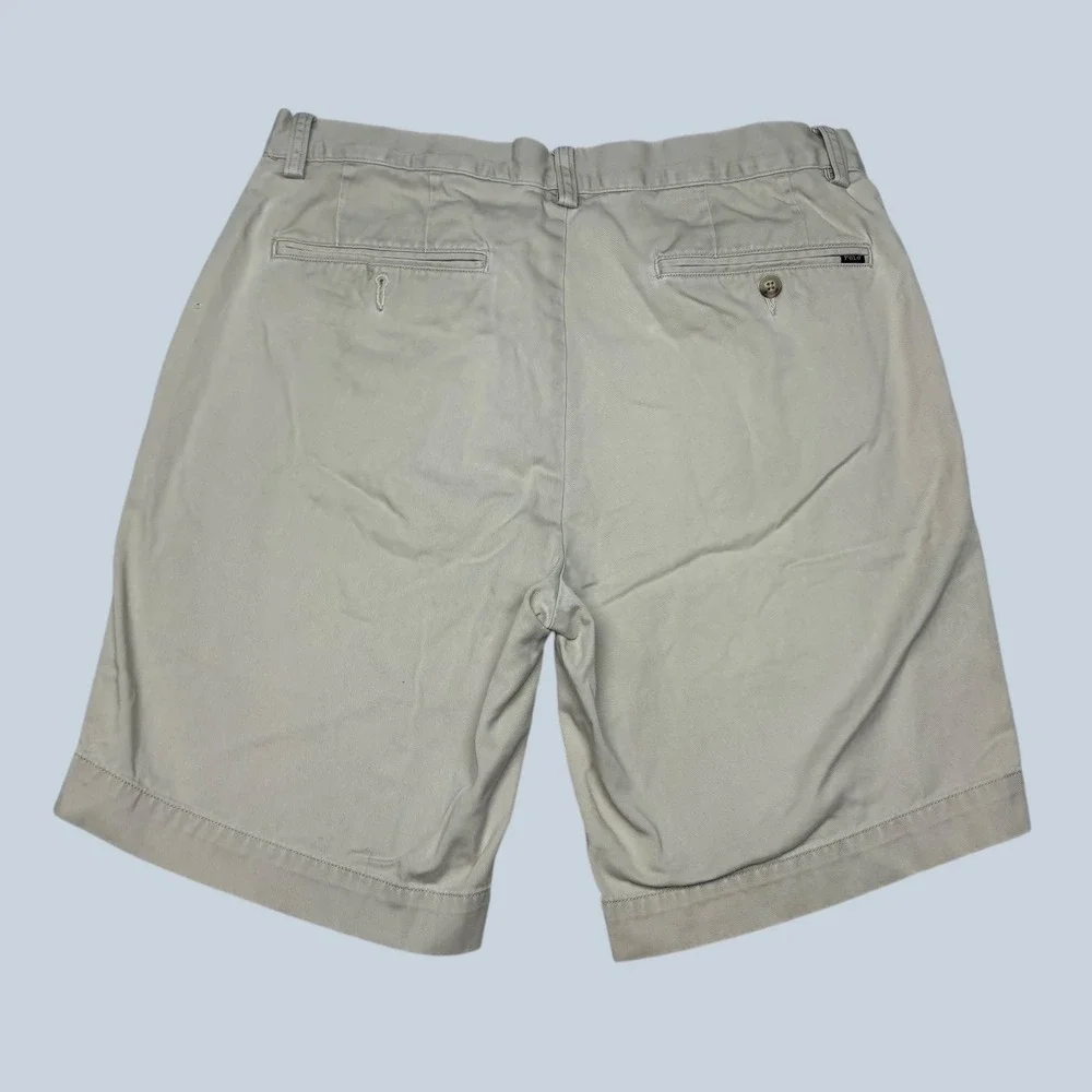 Polo Ralph Lauren Mens Classic Fit 9 Inch Chino Shorts Stone Beige Size 31 1268